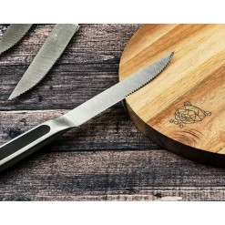 Bjorn Couteaux^6 Couteaux à steak Loki inox mat - 24x2x1 cm