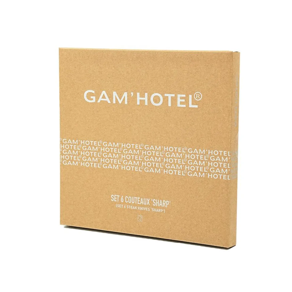 6 Couteaux Sharp noirs-Gam'Hotel Clearance