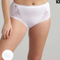 2 Culottes Coton & Dentelle blanches-Playtex Hot