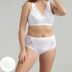 2 Culottes Coton & Dentelle blanches-Playtex Hot
