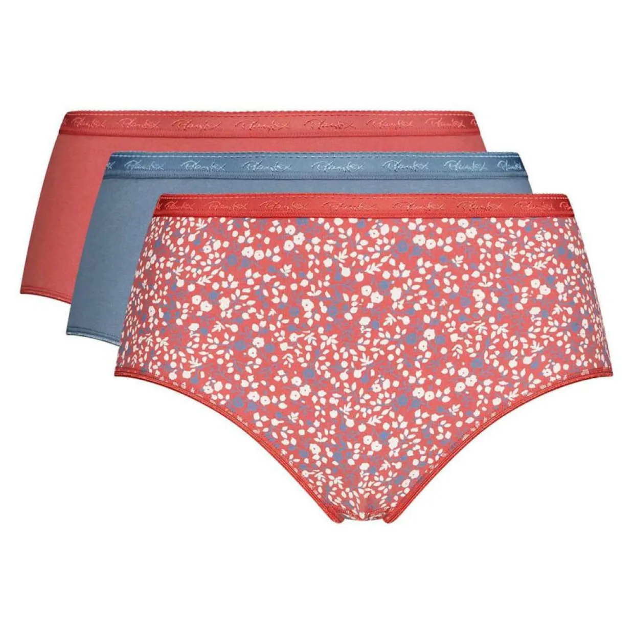 3 Culottes Coton Bio multicolores-Playtex Clearance