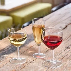 12 Flûtes à Champagne Ballon transparentes - 15cl-Cosy Moments Clearance