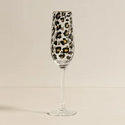 4 Flutes Léopard18Cl En Verre-Novastyl Outlet