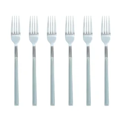 6 Fourchettes de table Colorama grises - 21 cm-Menastyl Clearance