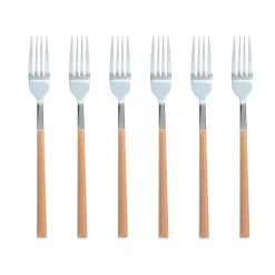 Menastyl Couverts De Table^6 Fourchettes de table Colorama noisette - 21 cm