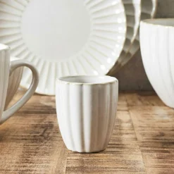 4 gobelets espresso vlora beiges - D.6.2x7.2 cm-Home Deco Factory Outlet