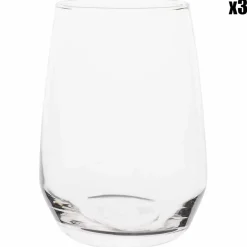 3 Gobelets long drink Grace transparents - 45cl-Cosy Moments Sale