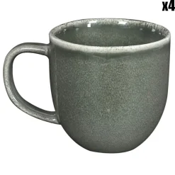 Home Deco Factory Mugs, Tasses^4 Mugs black forest noirs - 30 cl