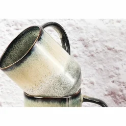 Bjorn Mugs, Tasses^6 Mugs Genesis bleu/gris kaki - 40 cl