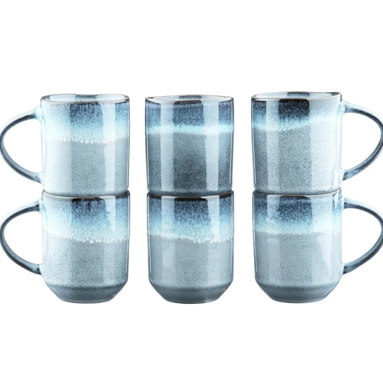 6 Mugs Genesis bleus - 40 cl-Bjorn Sale