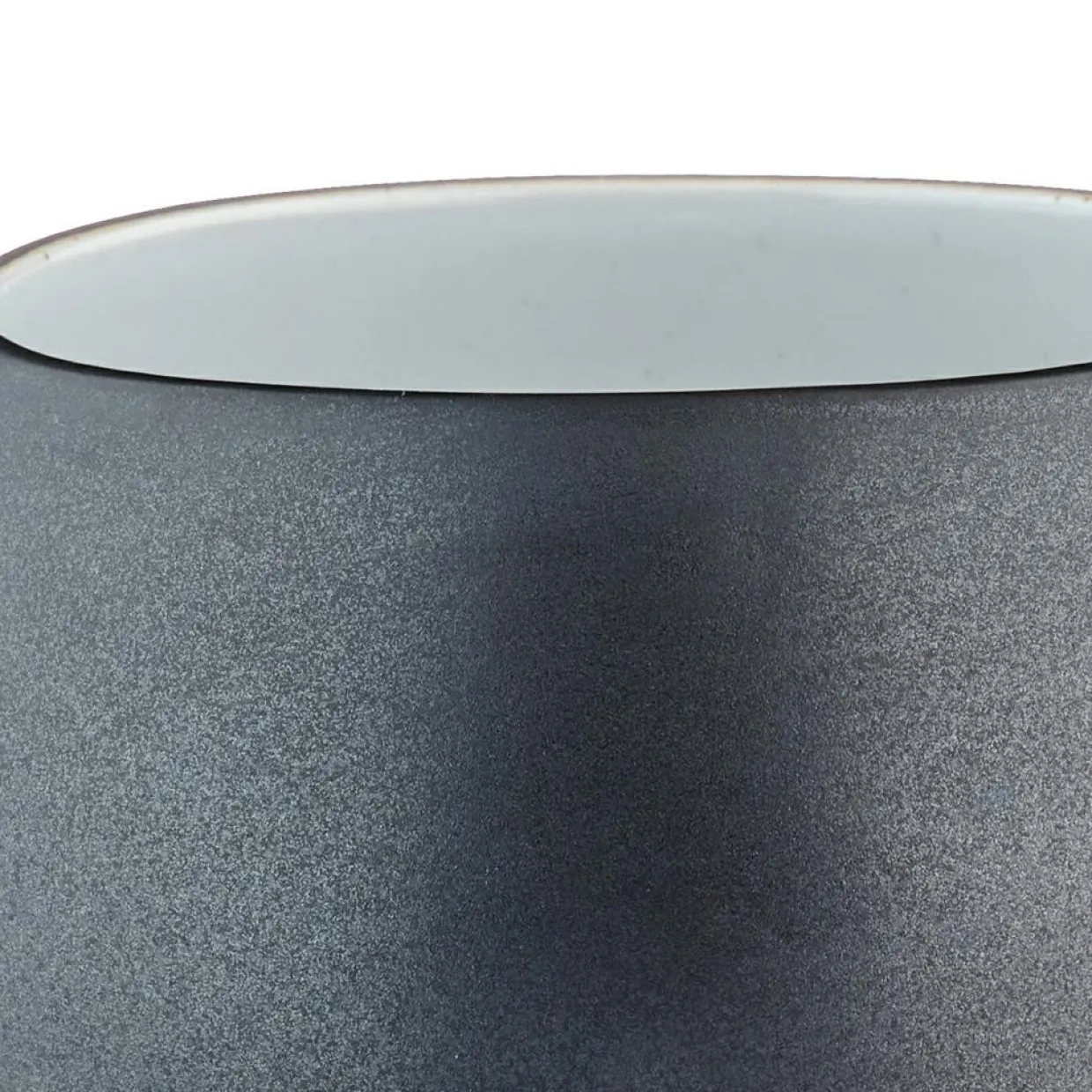 4 Mugs Gourmets blanc granité/noir onyx - 70 cL-Bjorn Sale