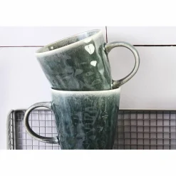 Bjorn Mugs, Tasses^6 Mugs Moon bleu nuit - 40 cl