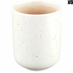 6 Mugs Oxygen rose poudre/beige - 30 cl-Bjorn Online