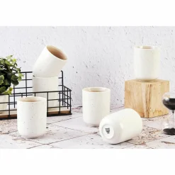 6 Mugs Oxygen rose poudre/beige - 30 cl-Bjorn Online