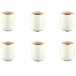 6 Mugs Oxygen rose poudre/beige - 30 cl-Bjorn Online