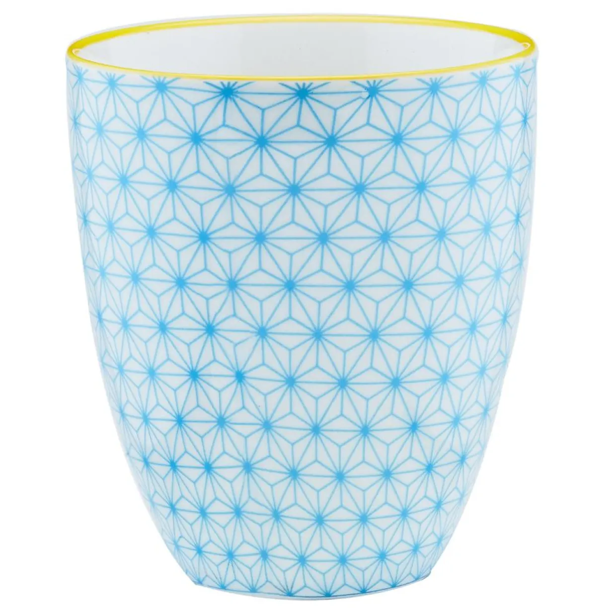 Bjorn Mugs, Tasses^6 Mugs Pattern Color bleu clair/rouge/jaune - 30 cl