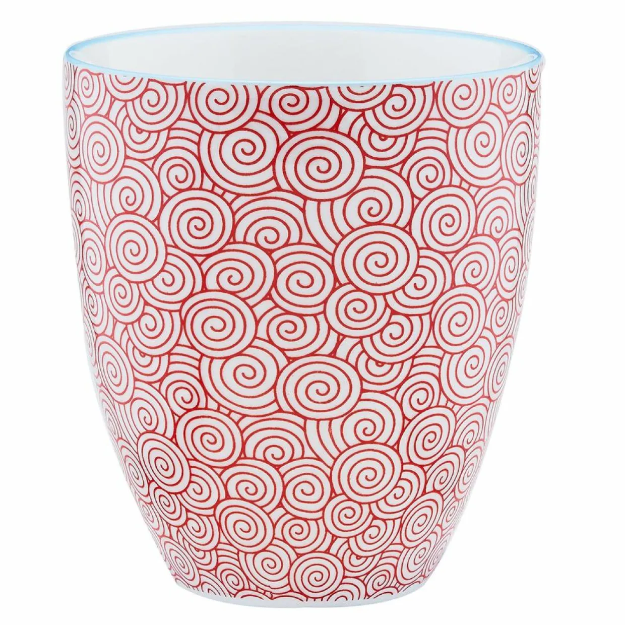 Bjorn Mugs, Tasses^6 Mugs Pattern Color bleu clair/rouge/jaune - 30 cl