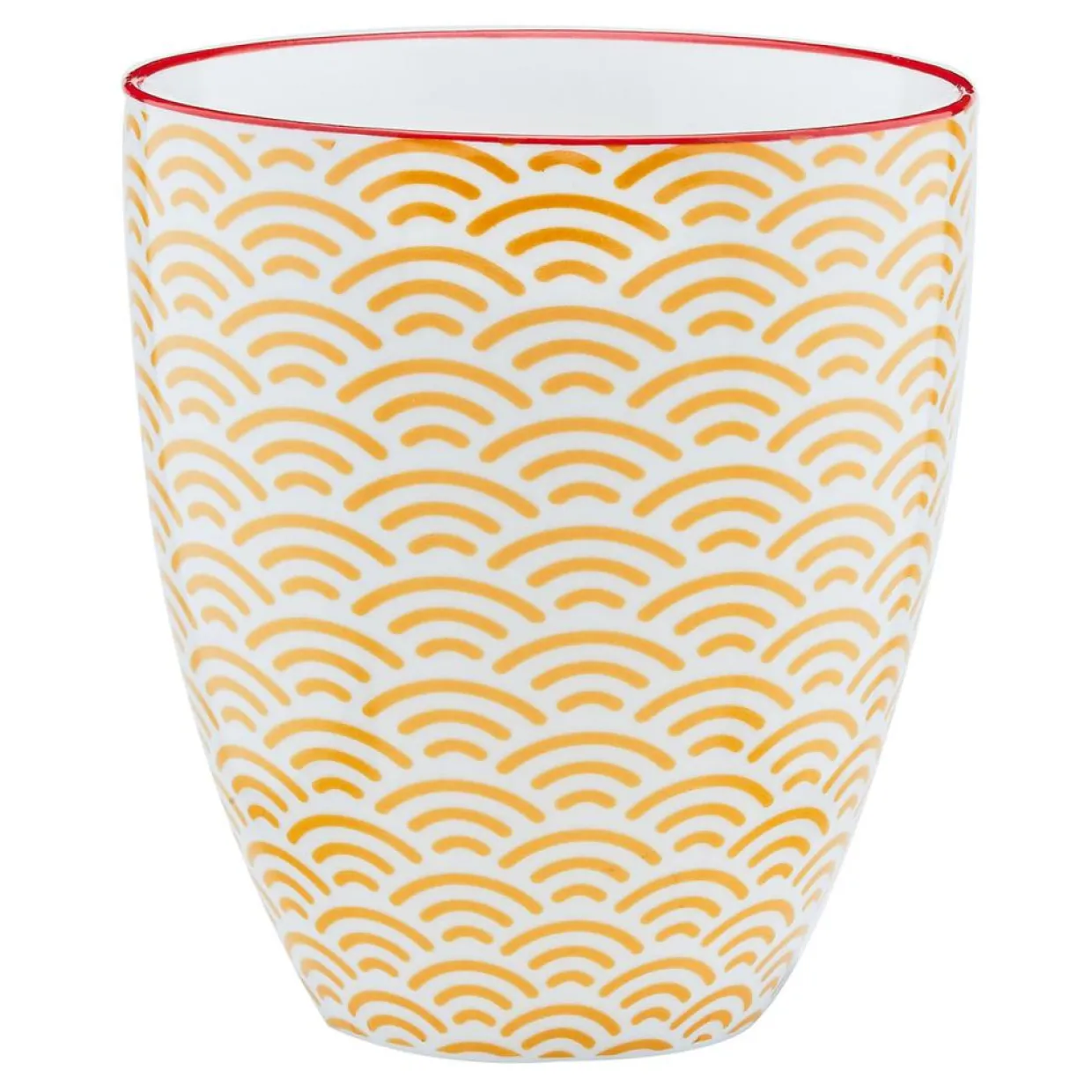 Bjorn Mugs, Tasses^6 Mugs Pattern Color bleu clair/rouge/jaune - 30 cl