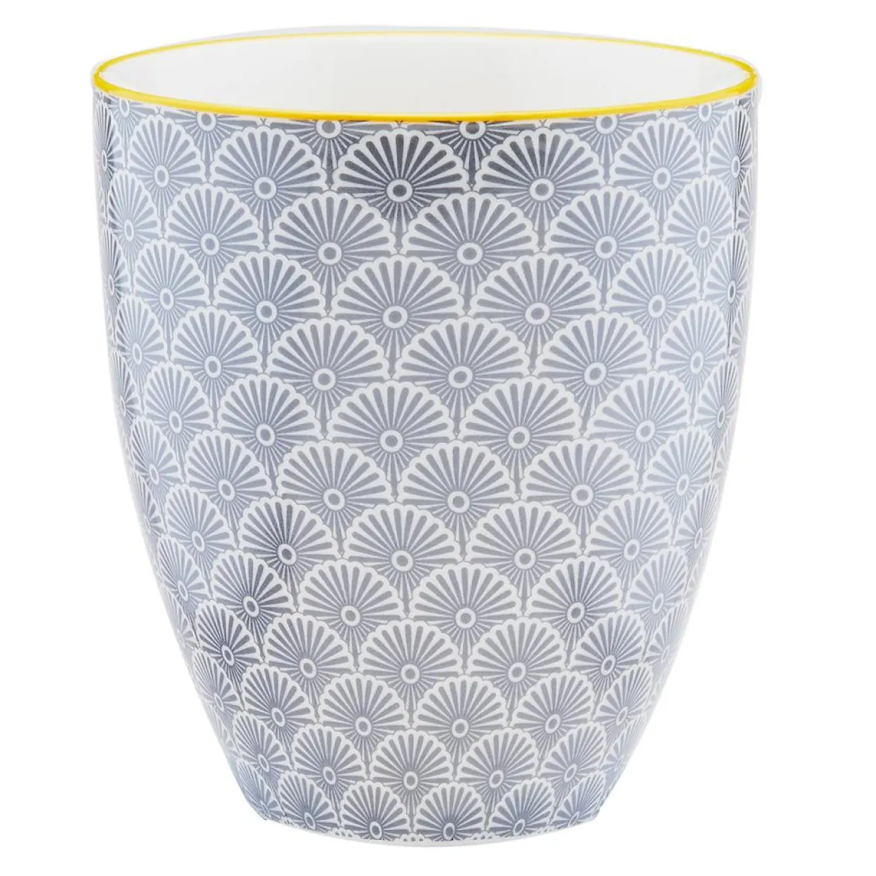 Bjorn Mugs, Tasses^6 Mugs Pattern Eclipse gris anthracite - 30 cl