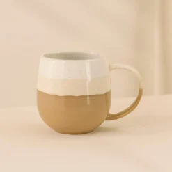 Novastyl Mugs, Tasses^6 Mugs Riga Beige44Cl En Grès