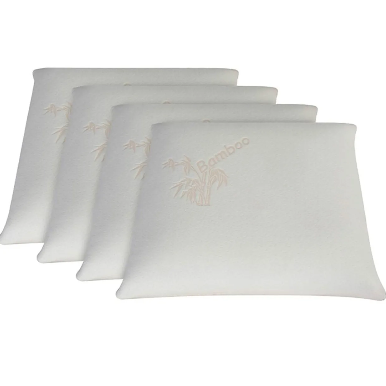 Hypsom Oreillers^4 Oreillers à Mémoire de forme BIO blancs - 60x60 cm