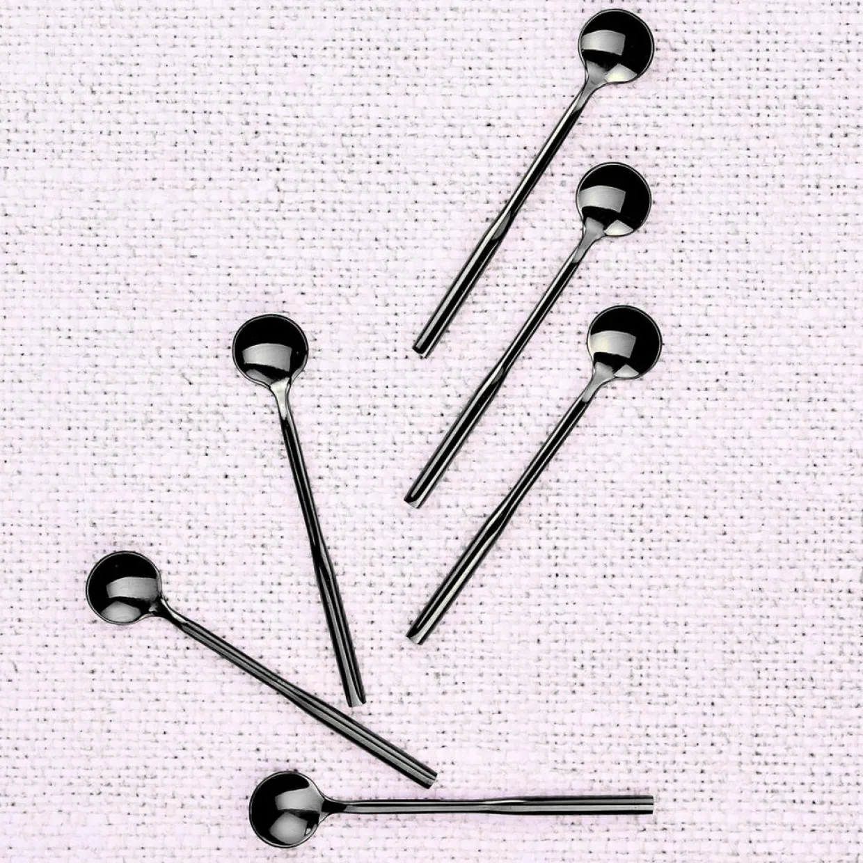 Bjorn Couverts De Table^6 Petites cuillères Abel noires