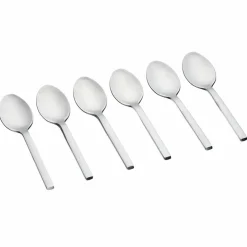 Bjorn Couverts De Table^6 Petites cuillères Emund inox mat