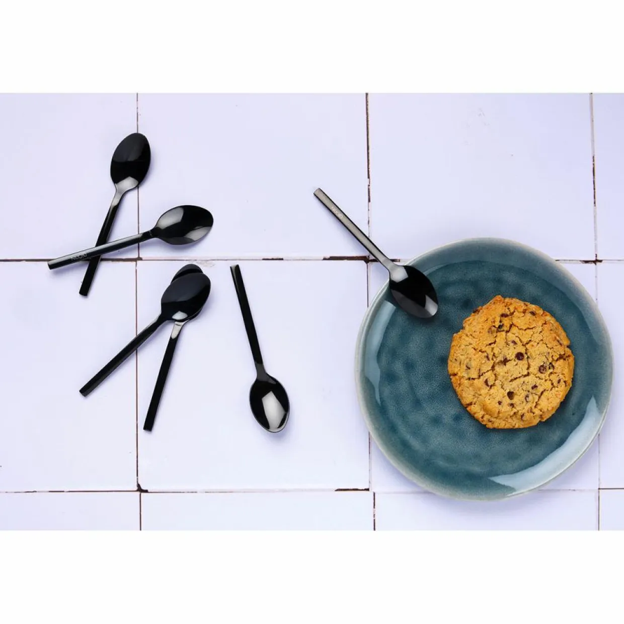 Bjorn Couverts De Table^6 Petites cuillères Emund noires
