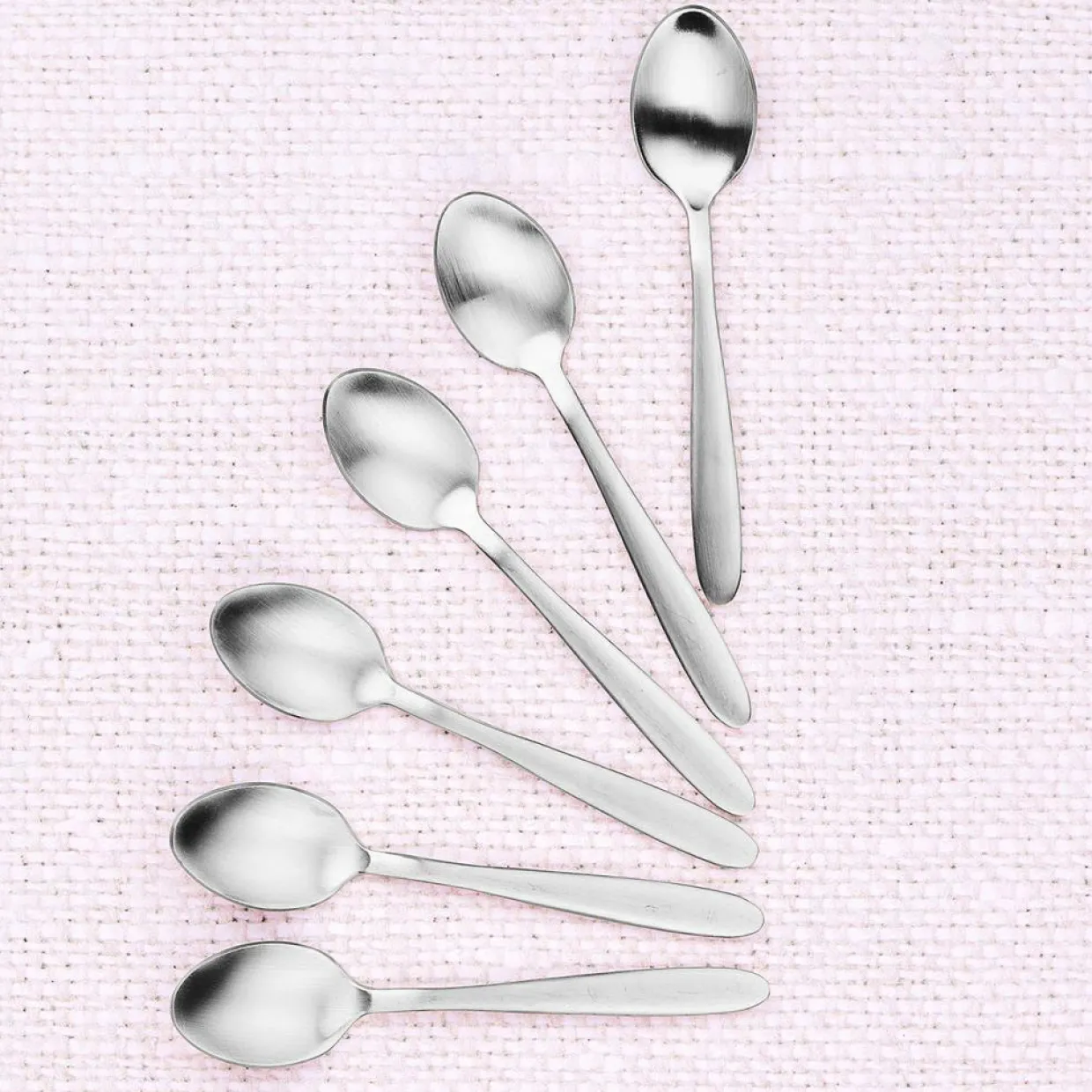 Bjorn Couverts De Table^6 Petites cuillères Kaja inox mat