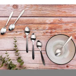 Bjorn Couverts De Table^6 Petites cuillères Kaja inox mat
