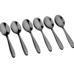 6 Petites cuillères Kaja noires-Bjorn Clearance
