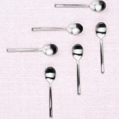 Bjorn Couverts De Table^6 Petites cuillères Knut inox mat