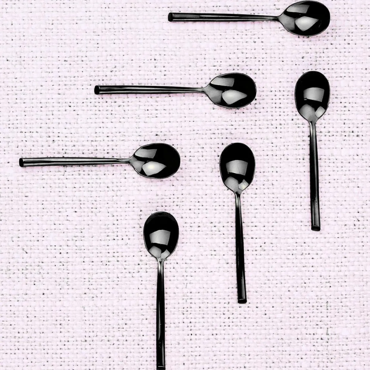 Bjorn Couverts De Table^6 Petites cuillères Knut noires