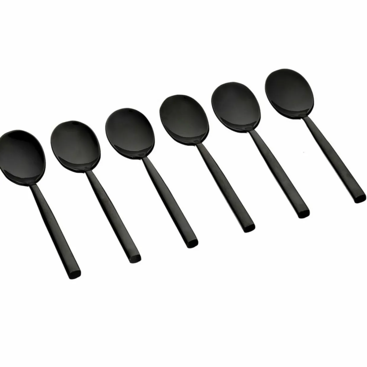 6 Petites cuillères Nils noires-Bjorn Outlet