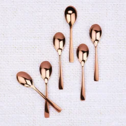 6 Petites cuillères Oglu cuivrées-Bjorn Clearance