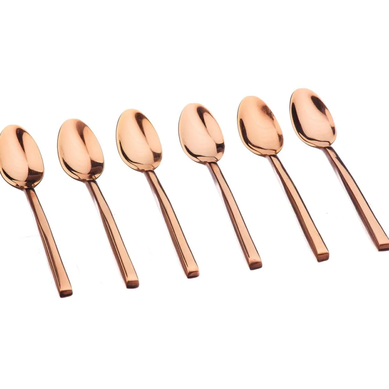 Bjorn Couverts De Table^6 Petites cuillères Olaf cuivrées