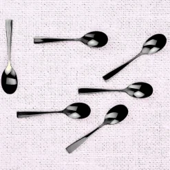 6 Petites cuillères Sven noires-Bjorn New