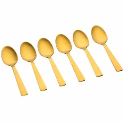 6 Petites cuillères Telmo dorées-Bjorn Online