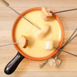 Cook Concept Couverts De Table^6 Piques à fondue bois/inox