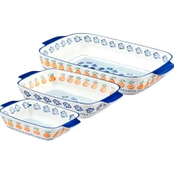 Bjorn Moules Et Plats^3 Plats à four en Porcelaine Napoli multicolores - 55.3x38.2x20.5 cm