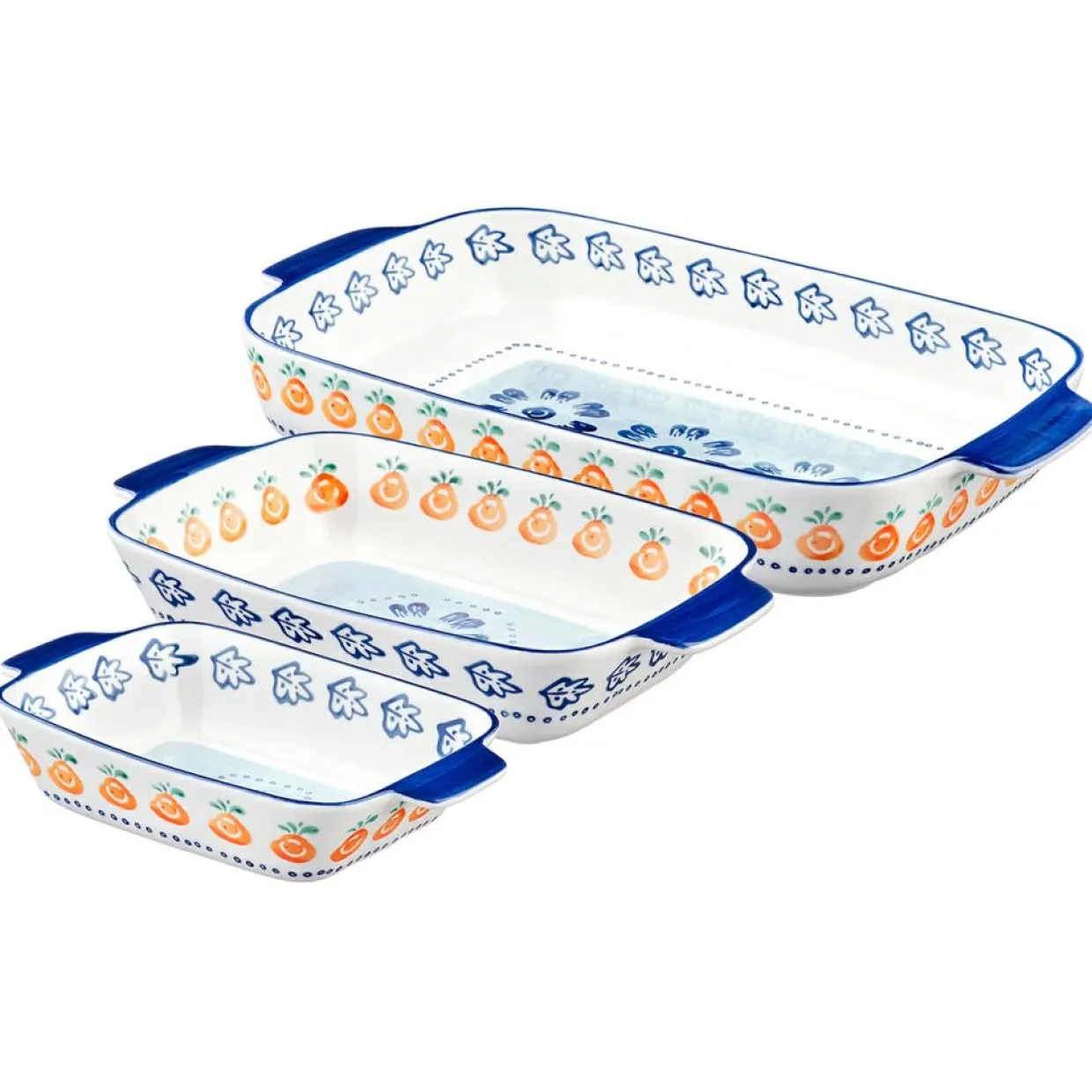 Bjorn Moules Et Plats^3 Plats à four en Porcelaine Napoli multicolores - 55.3x38.2x20.5 cm