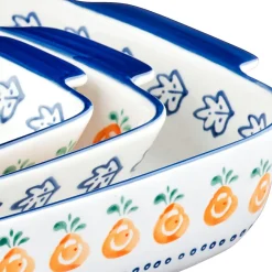 Bjorn Moules Et Plats^3 Plats à four en Porcelaine Napoli multicolores - 55.3x38.2x20.5 cm