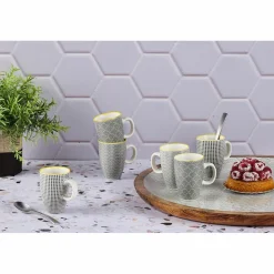 6 Tasses à café Eclipse gris anthracite - 9 cl-Bjorn Sale
