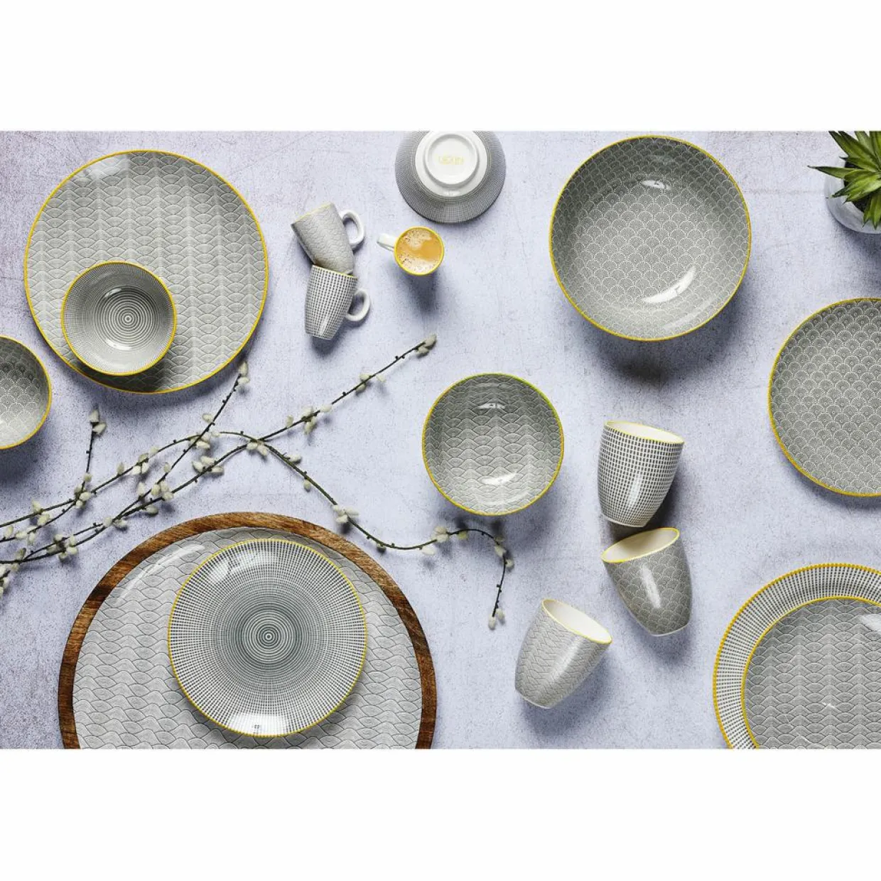 6 Tasses à café Eclipse gris anthracite - 9 cl-Bjorn Sale