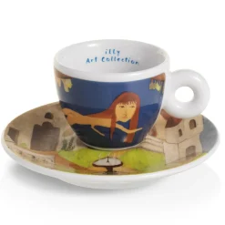 2 Tasses Espresso en Porcelaine Art Collection Biennale B multicolores - 55 ml-Illy Online