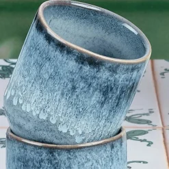 Bjorn Mugs, Tasses^6 Tasses Genesis bleues - 8 cl