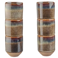 Bjorn Bols^6 Tasses Genesis marron volcanique - 8 cl