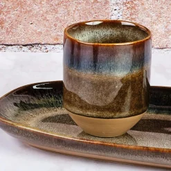 Bjorn Bols^6 Tasses Genesis marron volcanique - 8 cl