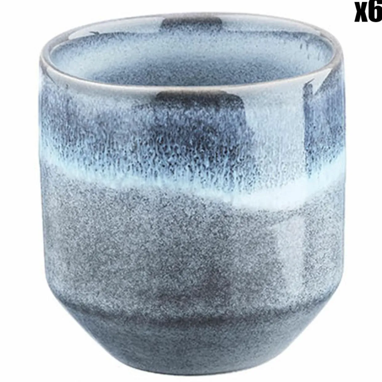 6 Tasses Genesis bleus - 15 cl-Bjorn New