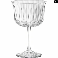 Bormioli Verres^6 Verres à Cocktail Fizz Bloom transparents - 28cl